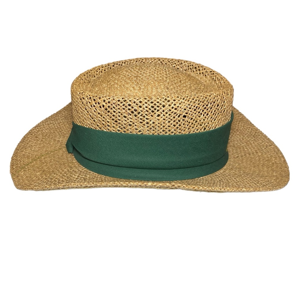 Baywood Greens Gambler Straw Golf hat Green band‎ - Picture 6 of 6